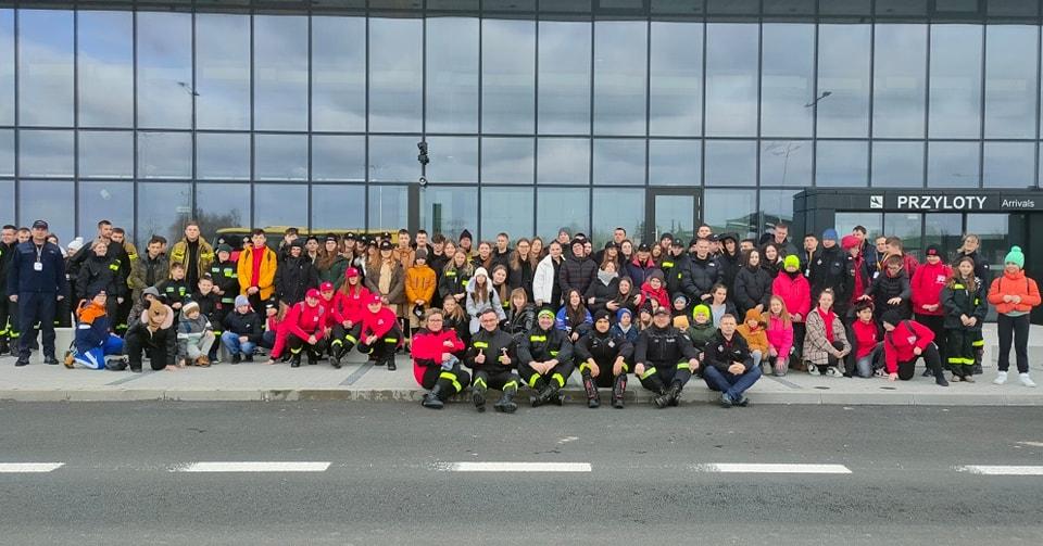 W sobotę 18 lutego odbyła się wycieczka Młodzieżowych Drużyn Pożarniczych powiatu radomskiego na Lotnisko Warszawa-Radom.