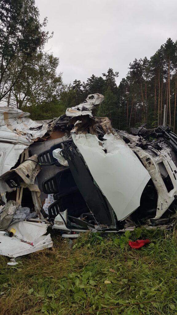 Wypadek w Lipsku na DK79. Interweniowało Lotnicze Pogotowie Ratunkowe.