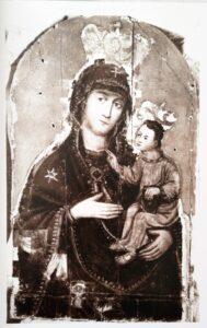 Obraz Matki Bożej Pocieszenia sprzed renowacji / fot. Archiwum Diecezji Sandomieskiej