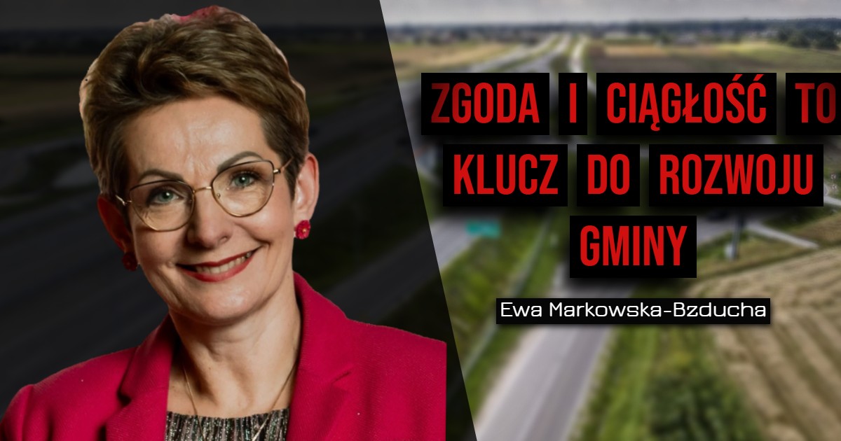 – Do tej pory zdarzało mi się kandydować w wyborach ogólnokrajowych raczej po to, żeby pomóc liście. Nie mam dziś silnej potrzeby przechodzenia do polityki krajowej. Po byciu wójtem trudno znaleźć miejsce dające porównywalne poczucie sprawstwa. Poza tym wiem, ile energii wkładam w tę pracę – mówiła Ewa Markowska-Bzducha, wójt gminy Wolanów, w rozmowie z Adamem Szabelakiem. W trakcie rozmowy poruszono temat jej drogi od samorządu gminnego przez powiat i resort rolnictwa z powrotem do Wolanowa, najważniejszych inwestycji ostatnich ośmiu lat, znaczenia zgody i ciągłości w samorządzie oraz rekordowego pozyskania prawie 78 mln zł zewnętrznych środków.